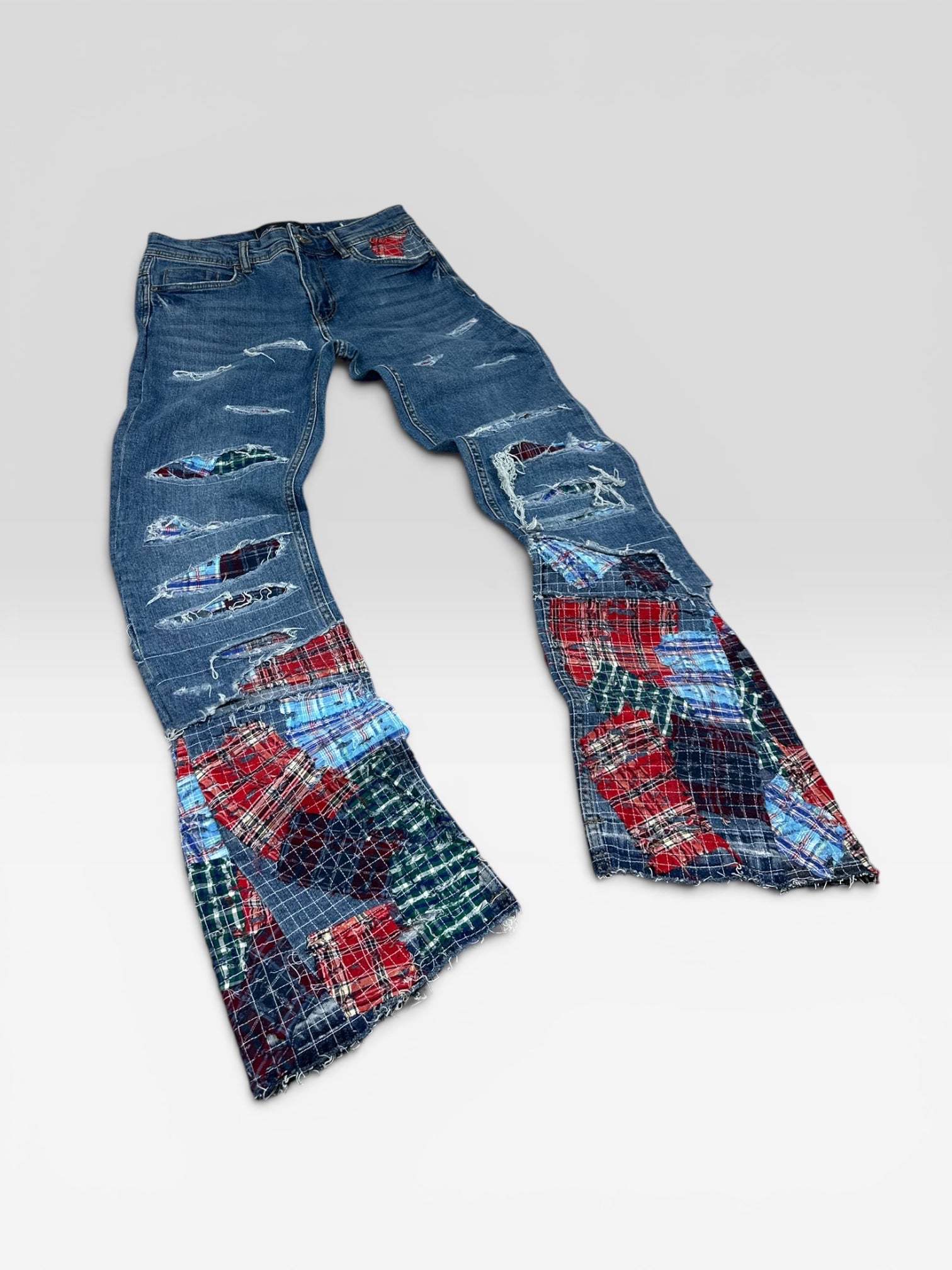 1of1 distressed boro jeans