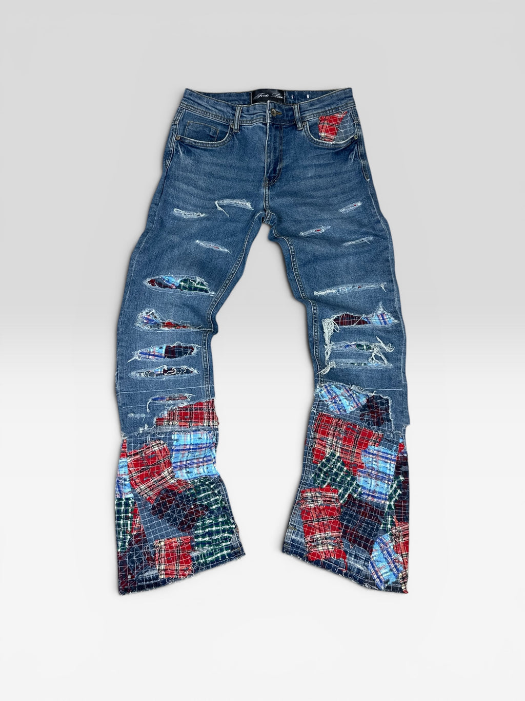 1of1 distressed boro jeans