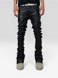 sample double waxed black jeans