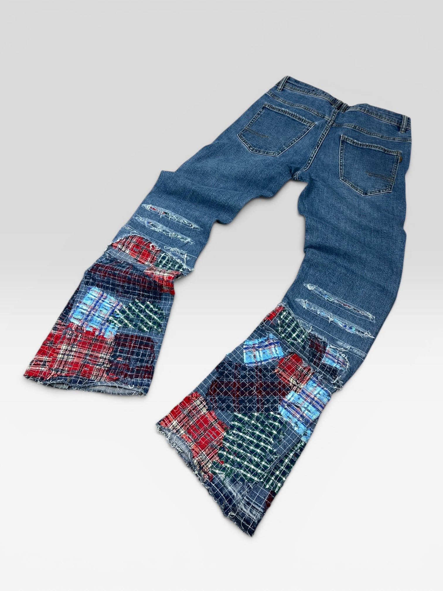 1of1 distressed boro jeans