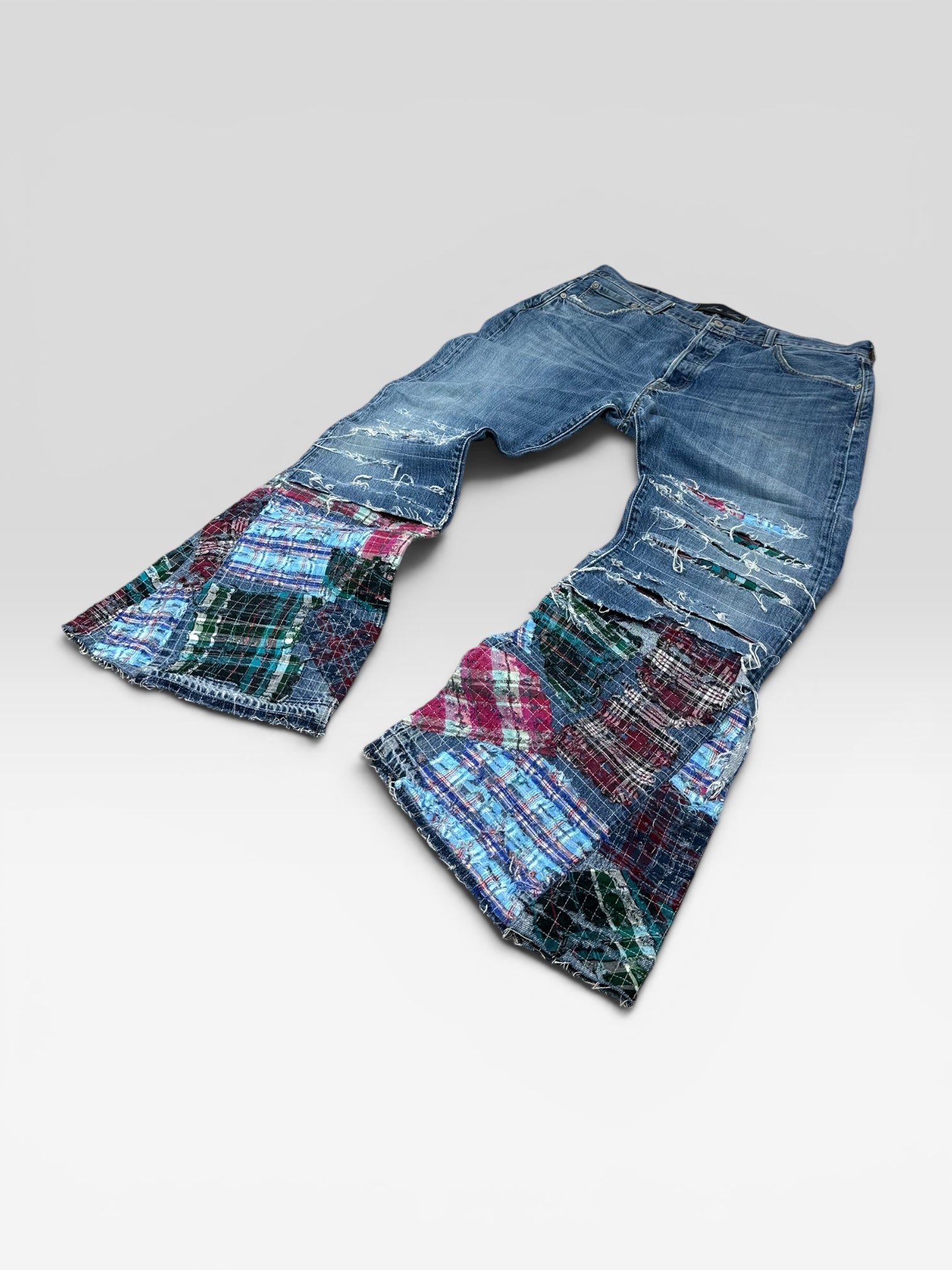1of1 distressed boro jeans