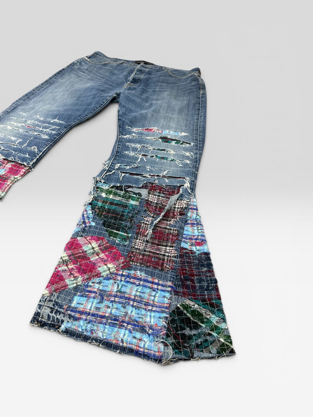 1of1 distressed boro jeans
