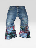 1of1 distressed boro jeans