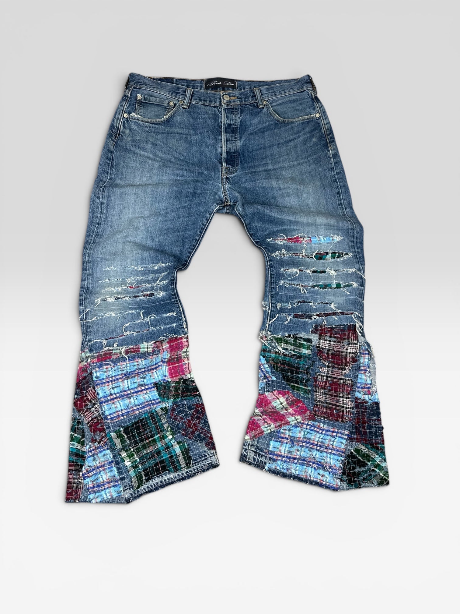 1of1 distressed boro jeans