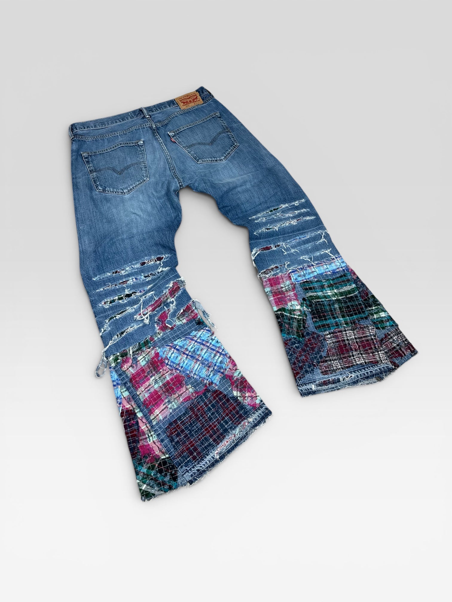1of1 distressed boro jeans