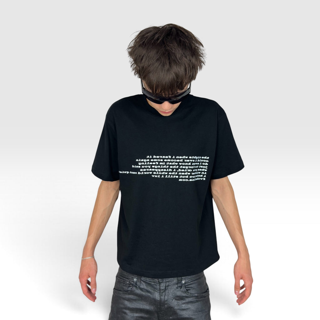 the nights when black tee