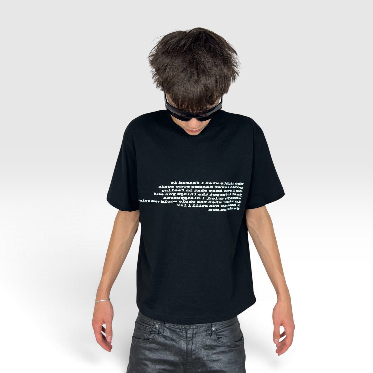the nights when black tee