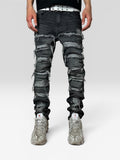 1of1 distressed grey wash jeans